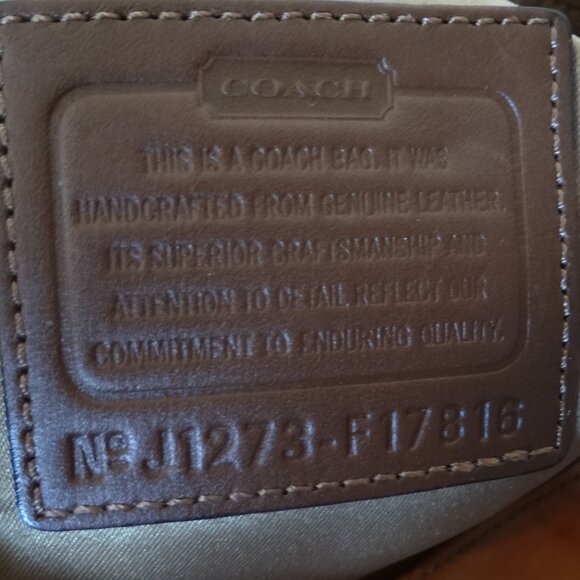 Coach Brown Leather Tote - Picture 4 of 4